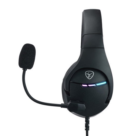 BY Наушники проводные с микрофоном игровые Dzingasa USB 3,2 м, VS7.1, настраиваемая RGB подсветка