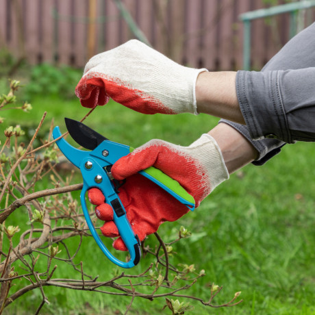 Перчатки трикотажные, облив из натурального латекса, 13 класс