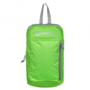 Рюкзак универсальный 40x23x11см, 1 отделение на молнии, передний карман, ПЭ, салатовый
