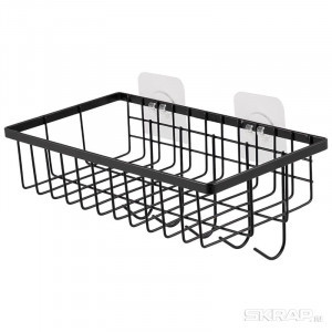 Корзинка навесная для кухни, 5 крючков, 24*13*5,5см MAGIC MR-08, 104358 Mallony