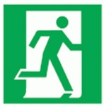 Navigator наклейка выход здесь (правосторонний) NL-150x150W-E01-02 (на стену), 14388