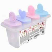 Форма для мороженого "Сладкий холод" 15*7*10,5см, 4 ячейки (кратность 5шт!!!) VL80-502 Мультидом