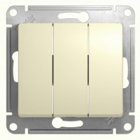 Systeme Electric GLOSSA мех. выкл. СУ 3 кл. беж. (пл.осн.) GSL000231 (20!)