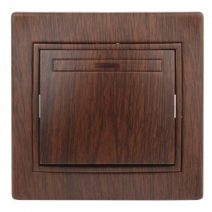 ЭРА Intro Plano выкл. СУ 1 кл. (инд.) 10А, венге 1-102-10 53738
