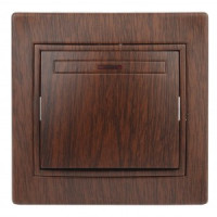 ЭРА Intro Plano выкл. СУ 1 кл. (инд.) 10А, венге 1-102-10 53738