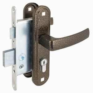 Д-град Зенит ЗВ4-3.05 бронза Замок врезной с/руч (15)