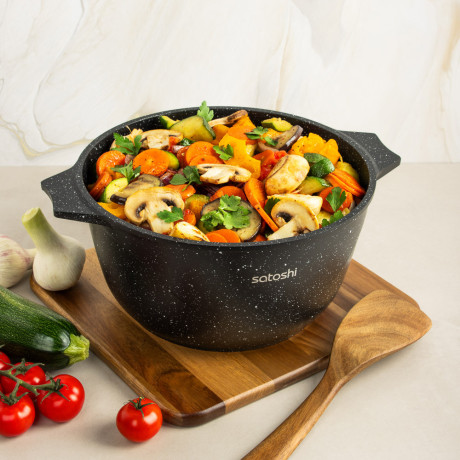 SATOSHI Монфор Казан 26х14,0см, 5,8л, литой алюминий, индукция