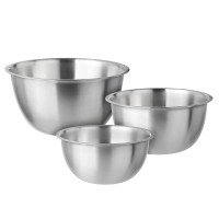 SATOSHI Набор салатников глубоких 3пр, 19-21-23см, 1500-2200-3000мл, нерж.сталь
