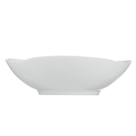 MILLIMI Лилия Салатник, опаловое стекло, 680мл, 17х6.5см, треугольная форма