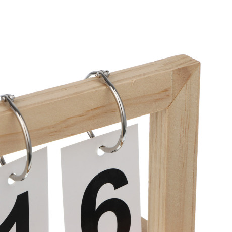 Календарь настольный, 21x9x12 см, дерево