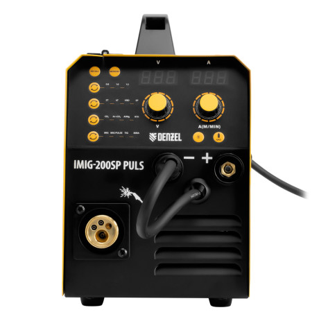Аппарат инвертор. полуавтомат. cварки IMIG-200SP Pulse, 200 А, ПВ 60%, катушка 5 кг// Denzel