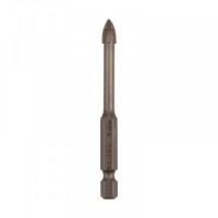 Сверло по стеклу и керамике  6 мм 4 грани шестигранный хвостовик Kranz (цена за шт) KR-91-0649