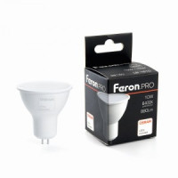 Feron.PRO MR16 GU5.3 230V 10W(880lm) 6400K 6K матовый 57x50 OSRAM LED LB-1610 38160