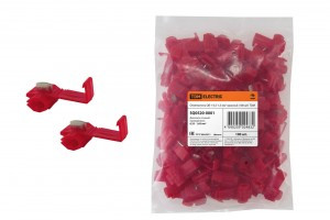 TDM ответвитель прокалывающий ОВ-1 (0,5-1,5мм2) КРАСНЫЙ (уп.100шт, цена за уп) SQ0520-0001