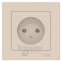 Systeme Electric AtlasDesign роз. СУ 1 мест. беж. (пл.осн.) ATN000240 (15!)