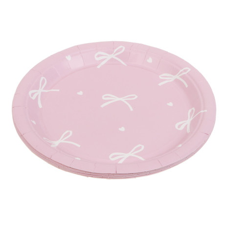 Набор тарелок бумажных тм Fntastic, 7", 10 шт, 2 дизайна