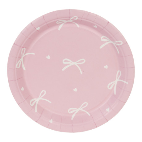 Набор тарелок бумажных тм Fntastic, 7", 10 шт, 2 дизайна