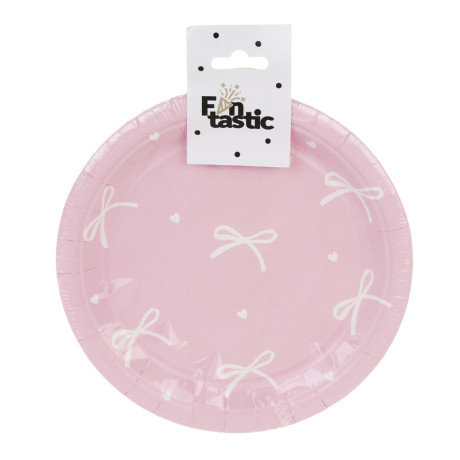 Набор тарелок бумажных тм Fntastic, 7", 10 шт, 2 дизайна