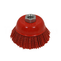 Щетка из нейлона под гайку чашка 100 мм