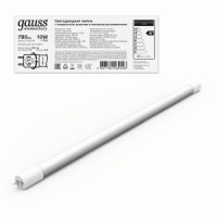 Gauss Elementary лампа T8 10W(780lm) 4000K 4K G13 600mm стекло поворотная 93020-R