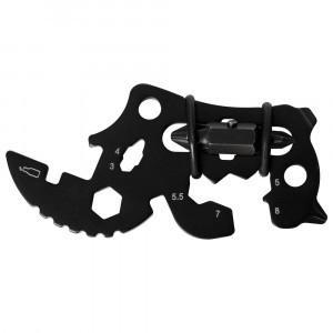 Мультитул 7,3*2,5см 14 функций металл/алюминий/эмалев.покрытие DA84-150 Мультидом