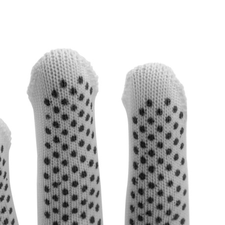 Перчатки Нейлон, ПВХ точка, 13 класс, белые, XL