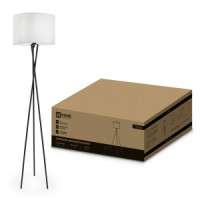 ASD/InHome св-к напольный торшер ТНО 04Б 60W E27 белый  375x375x1600 8246