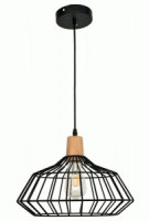 Navigator св-к подвесной 40W E27 черный металл шнур 1000мм 380x225 NLF-P-001-05 93303