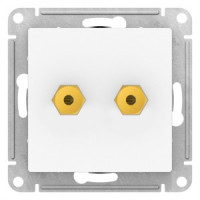 Systeme Electric AtlasDesign мех. роз. аудио х2 СУ 1 мест. ЛОТОС ATN001387 (5!)