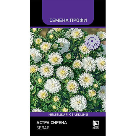 Семена Астра Сирена Белая Поиск Цх10