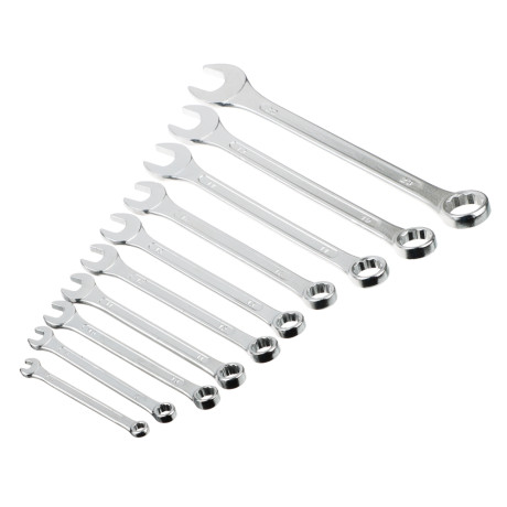 РОКОТ Набор ключей комб. оцинк. в пласт. подвесе 10 пр. (6, 8, 10, 11, 12, 13, 14, 17, 19, 22 мм)