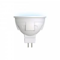 Uniel ЯРКАЯ MR16 GU5.3 220V 6W(500lm 110°) 4000K 4K матовая 50x55 термопл LED-JCDR 6W/NW/GU5.3/FR РФ