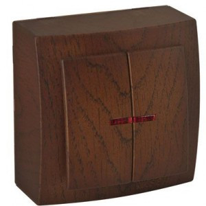 Nilson THEMIS выкл. ОУ 2 кл. орех новый (инд.) 26271004