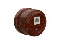 МЕЗОНИНЪ АВРОРА роз компьютерная RJ45, коричневый GE70342-04