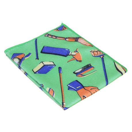 Салфетка из микрофибры тм VETTA, универсальная, 30x40см, 200г/кв.м., 4 дизайна