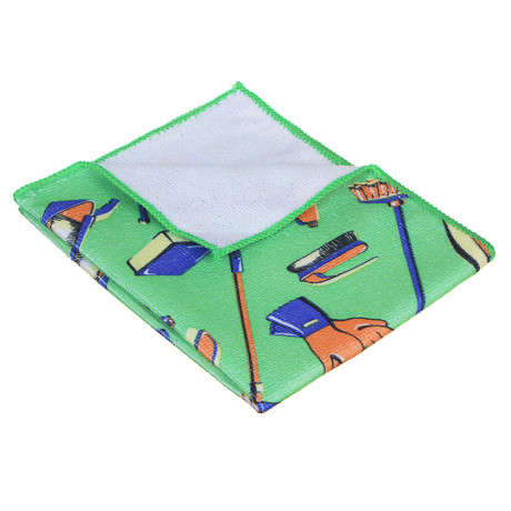 Салфетка из микрофибры тм VETTA, универсальная, 30x40см, 200г/кв.м., 4 дизайна