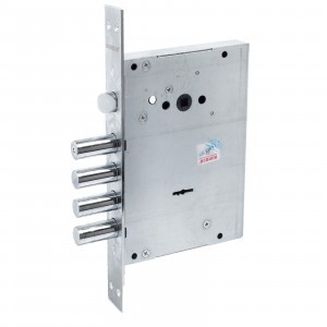 Рязань Замок врезной тяжелый ЗВ 9-6 УН5/15  КЛП15-120).У2  Ф.КРАСНЫЙ) 77462  (5)