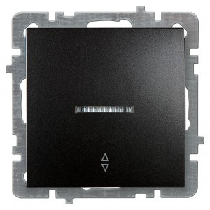 Nilson TOURAN-ALEGRA-THOR мех. выкл. 1кл. СУ (проходной ) (инд.),  , черный глянец 24220408