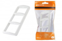 TDM Валдай рамка СУ 3 мест. бел. (горизонт.) (10!) SQ1804-0019