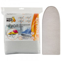 Чехол для гладильной доски 130*46см, тефлон+поролон 2мм, шнур 312515, Рыжий Кот