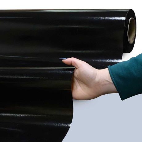 Клеенка Прозрачная 0,6мм*0,8*20м BL-0705 ЧЕРНАЯ без рисунка