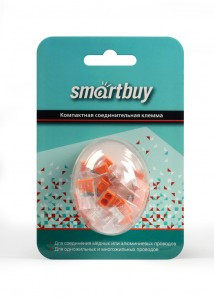 Smartbuy клемма СМК 2273-232 2х2,5мм2 с пастой (розн. уп.16шт, цена за уп) SBE-pwco-2-rp