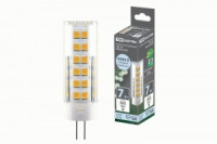 TDM G4 220V 7W(665lm) 4000К 4K, 18,5x57мм пластик SQ0340-0220