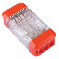 STEKKER клемма СМК проходная разъемная 3х(0,14-4мм2) 24А, LD700-413 39879