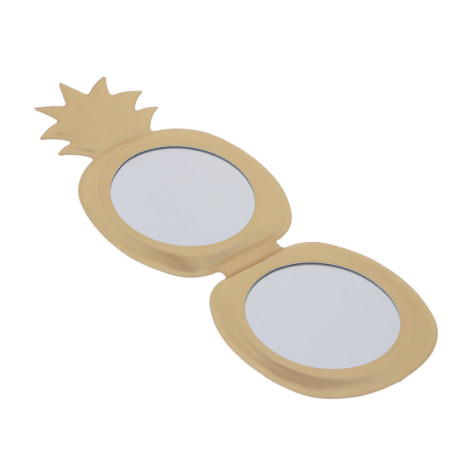 ЮНИLOOK Зеркало карманное, ПВХ, стекло, 6,4х5,8см, 4 цвета