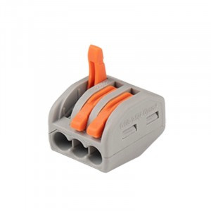 Jazzway клемма СМК 222-413 с рычагом 3х(0,08-2,5(4)мм2) 32А, PTC-3P (BL10, цена за шт) 5050730