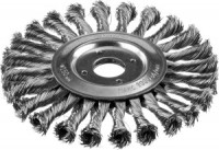 ЗУБР &quot;ПРОФЕССИОНАЛ&quot;. Щетка дисковая для УШМ, плетеные пучки стальной проволоки 0,5мм, 150х22мм
