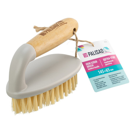 Щетка-утюг 145х65 мм, бамбуковая рукоятка, Home Palisad