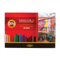 Пастель мягкая худ. KOH-I-NOOR &quot;Toison D&#039;or&quot;, 36 цвета, квадратное сечение, 8585036001KS 181048