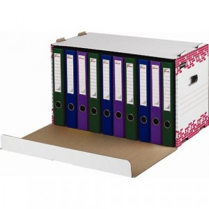 Короб архивный на 10 папок 50мм,откр.сбоку,Attache Selection 327662